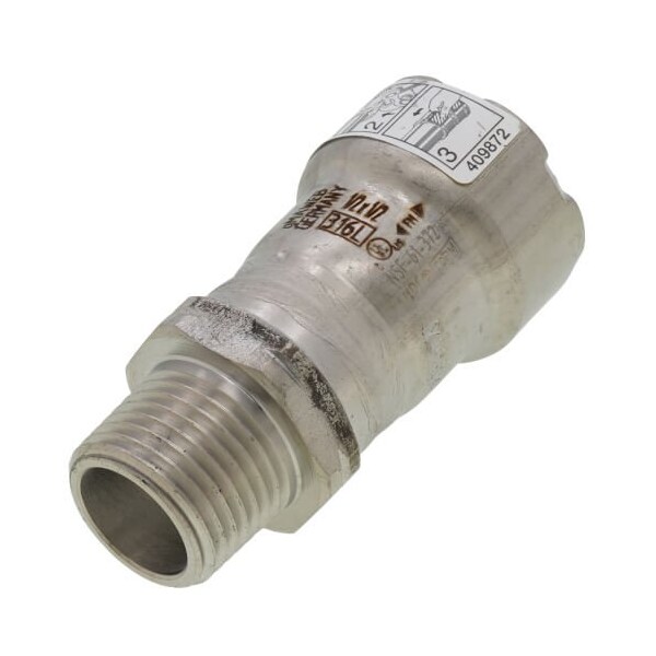 Viega MegaPress adapter P 0.5 MPT 0.5 304 stainless steel 95230 - main