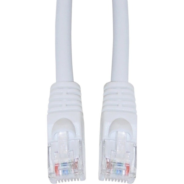 Cable Wholesale CableWholesale 10X8-09110 Cat6 White Ethernet Patch Cable Snagless Molded Boot 10 foot 10X8-09110 - main
