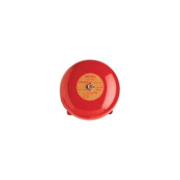 Edwards Signaling Fire Bell, Red, 8 In. 438D-8N5-R - main