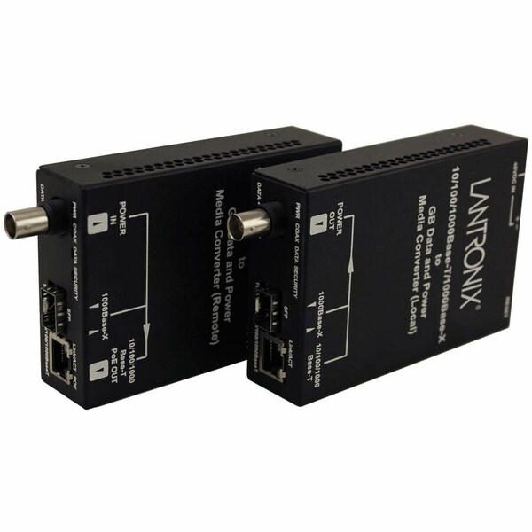 Transition Networks ETHERNET OVER COAX, PD BNC-TO-GB RJ45 POE+/SFP REMOTE UNIT EOCPD4020-110 - main