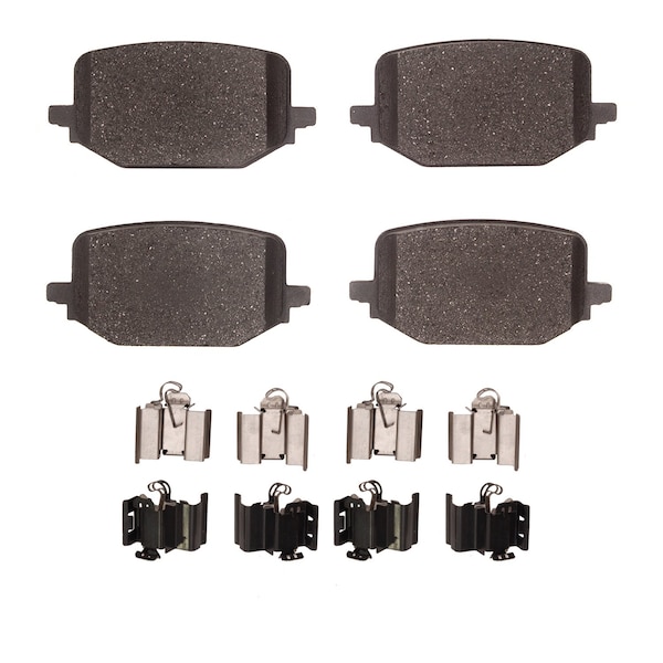 Dynamic Friction Co DFC HybriDynamic Brake Pads Hrdwr Kit 4000-2231-01 - main