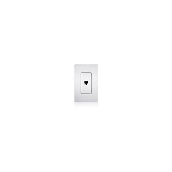 Lutron Lutron Single Telephone Jack (Gloss) CA-PJ - 0-gang - Brown - 1 x RJ-11 Port(s) - 1 CA-PJ-BR - main