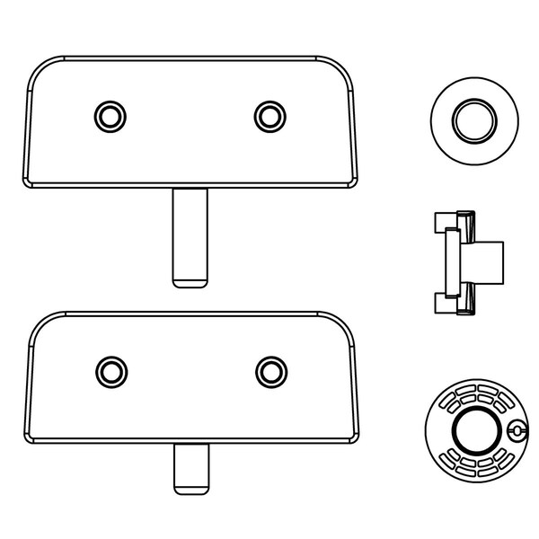 Kohler Stay Close Hinge Kit 1603835-CP - main