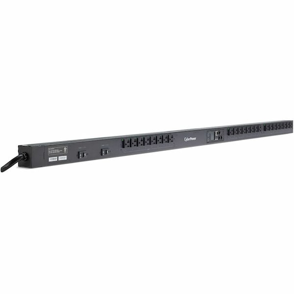 Cyberpower PDU, Switched Metered, Rack Mounted, 5-20R, 5-30P, 10 ft. PDU81102 - main