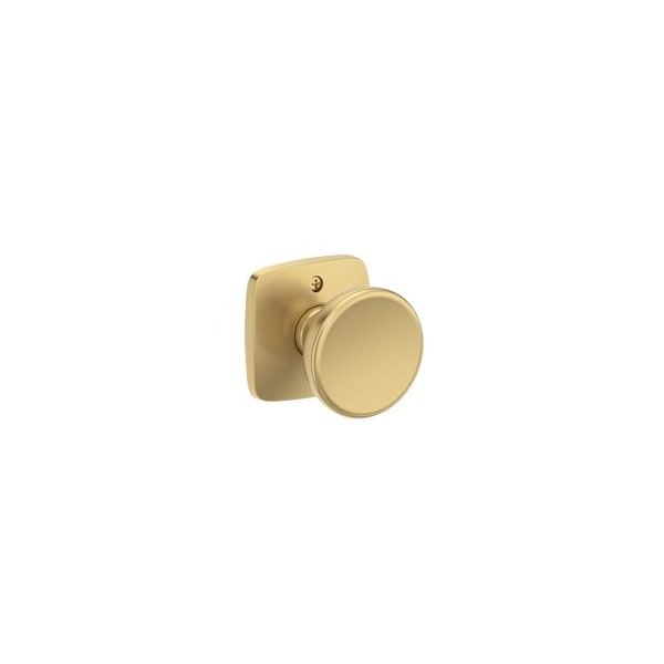 Baldwin Residential Door Knobs Half Dummy Reversible Lifetime Satin Brass HDSOLSFR044 - main