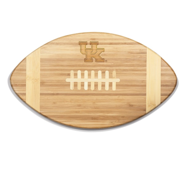 Picnic Time Family Of Brands NCAA Kentucky Wildcats Touchdown! Football Cheese Board - Novelty Charcuterie Board 896-00-505-263-0 - main