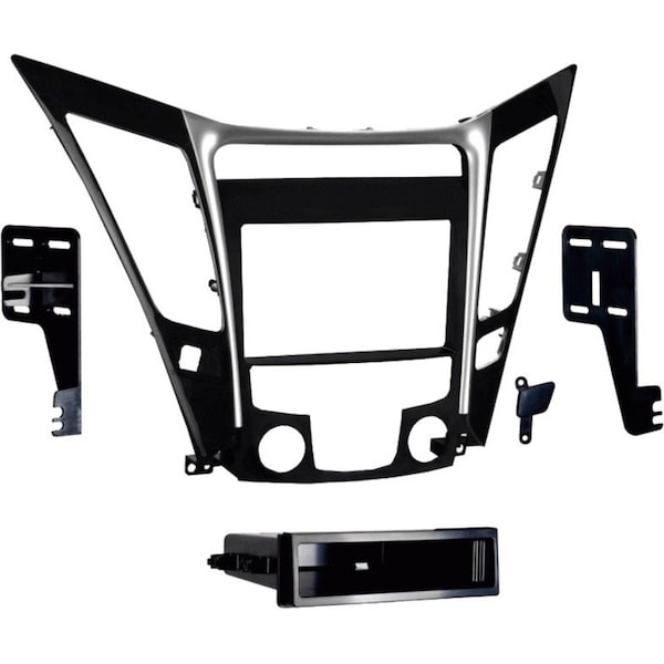Metra 2011 Hyundai Sonata Din & Ddin Radio Installation Dash Kit, Man A/C 997342 - main
