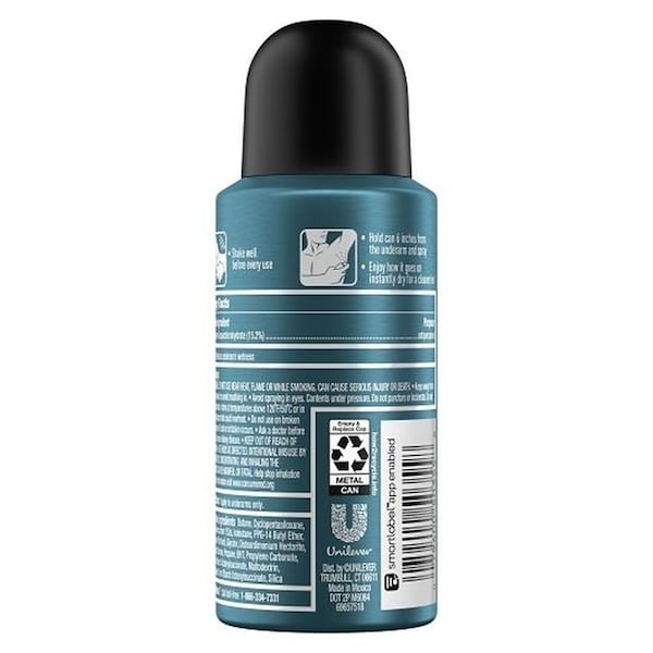 Degree Men Ultraclear Fresh Antiperspirant Deodorant Dry Spray, 2.5 Fluid Ounce Aerosol, 12PK 69642379 - main