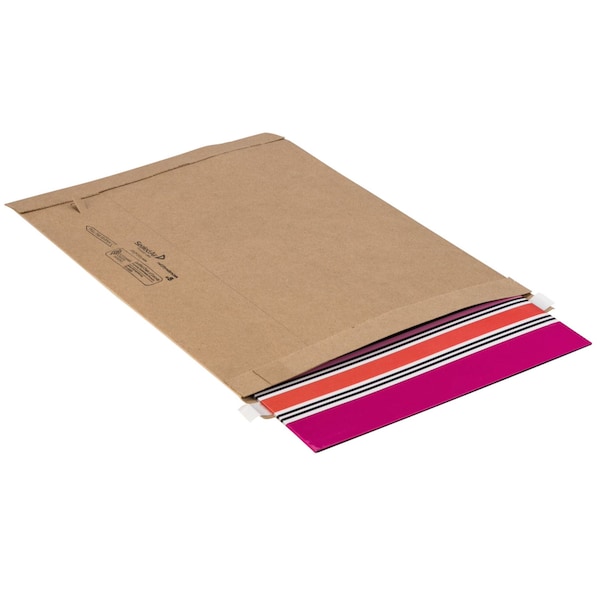 Non-Branded 12 x 1/2in x 19in No 6 Jiffy Utility Self-Seal Paper Mailers, 200PK B959 - main