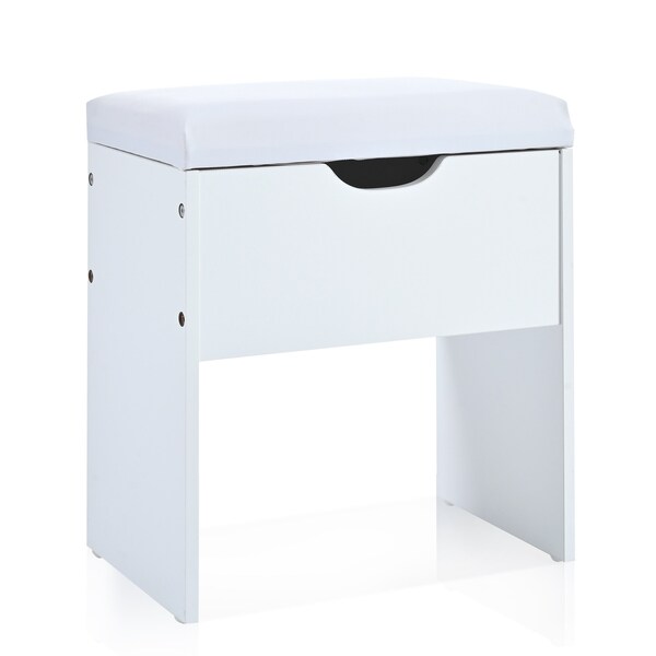 Homeroots 41" White Wood Lighted Mirrored Dresser 691710 - main