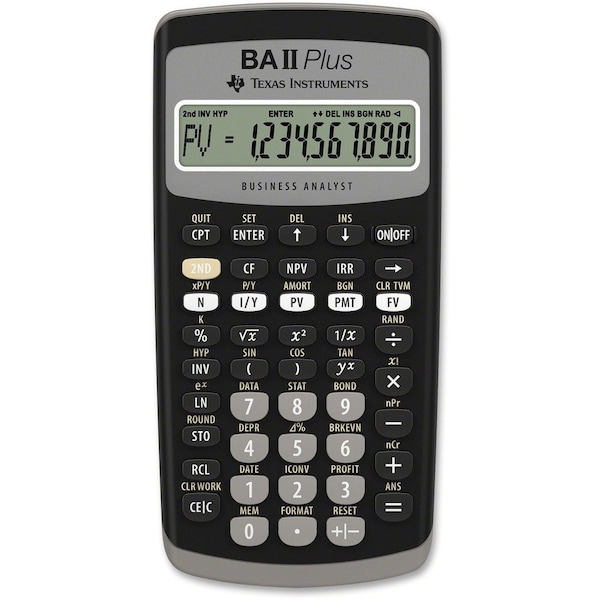 Texas Instruments TI Bus Calculator BA-II-PLUS BA-II-PLUS - main