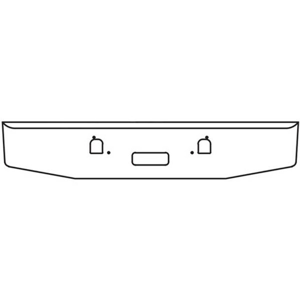 Ilc Repl. For Mack Granite Cv533 Year 2005 16 In Chrome Tapered End Bumper 7 Gauge Wtow Center Ste WZ-ED67-H - main