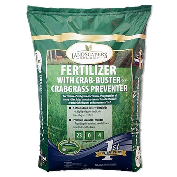 Landscapers Select 902726 Crabgrass Killer Fertilizer, Granular, 23-0-4 N-P-K Ratio 7615065 - main