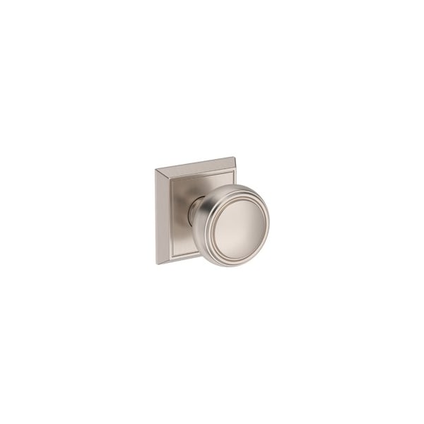 Baldwin Residential Door Knobs Full Dummy Reversible Satin Nickel FDBRECHR150 - main