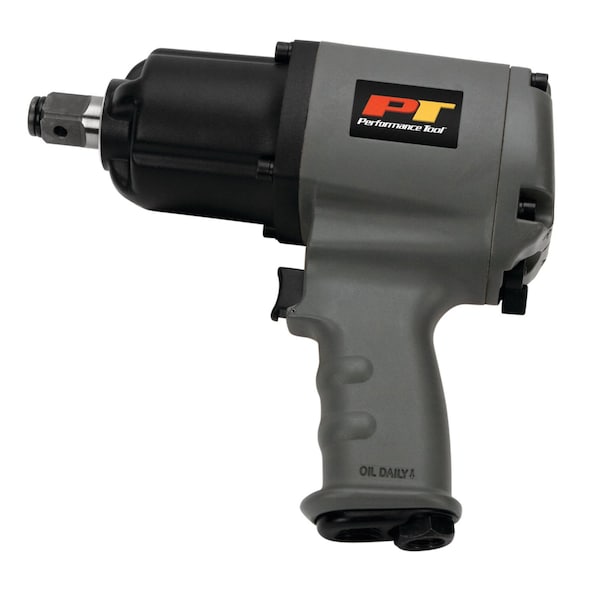 Performance Tool 3/4 in. Dr. Impact Wrench, Twin Hammer, 950ft/lbs Torque, Aluminum Housing M627 - main