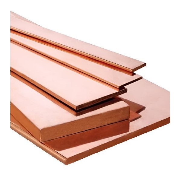 Southern Copper C11000 ETP Copper Rectangle Bar 0.25 in Thickness 5.0 in Width 120 in Length C11000REC250-5-120 - main