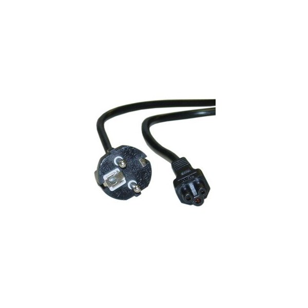 Cable Wholesale European Notebook/Laptop Power Cord, Europlug or CE 7/7 to C5, Polarized, VDE Approved, 6 foot 10W1-15306 - main