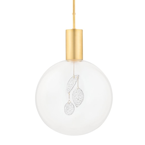 Hudson Valley Lighting Kelly Behun X Gio 1 Light Pendant 16 In. Aged Brass KBS1875701L-AGB - main