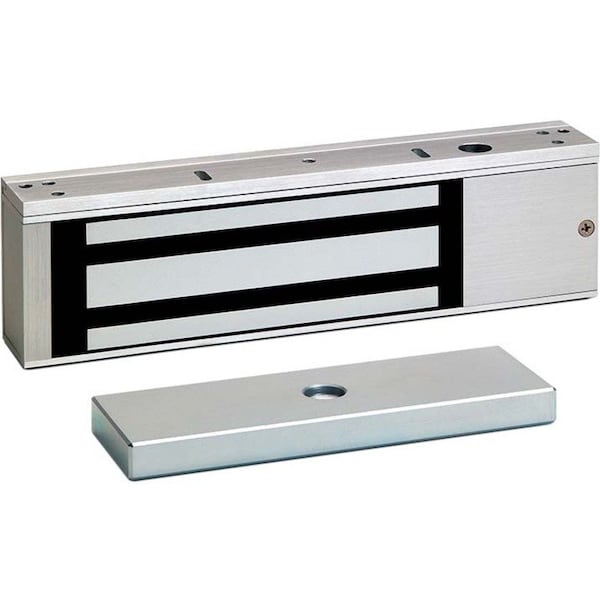 Sdc Mag Lock, Fire Rated, Single Door, US28, DSS, 12/24 VDC, 1200lb E1200 - main