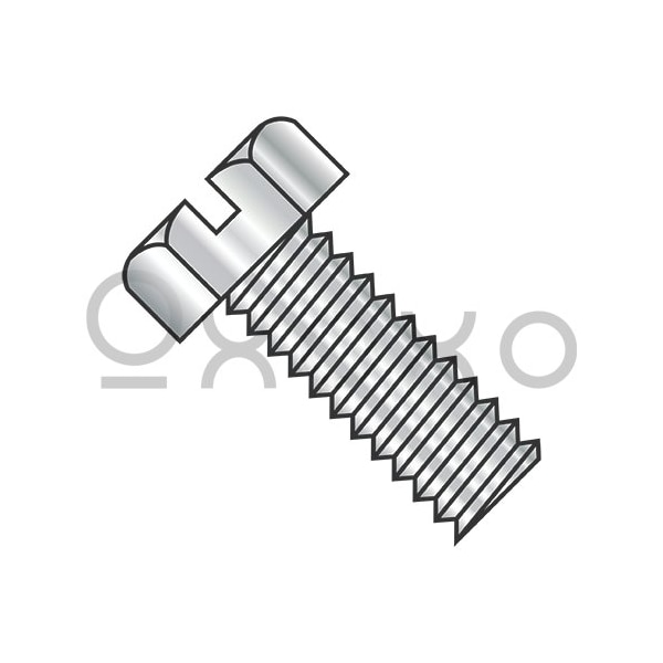 Oxoxo 8-32X1 Slotted Indented Hex Head Machine Screw Fully Threaded 18-8 Stainless Steel, 4000PK 311898 - main