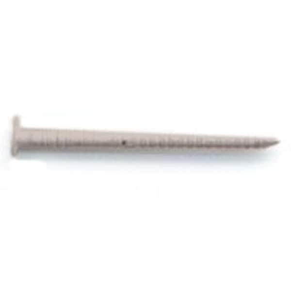 Maze Nails AT3-1-1/4-1177-BRN Trim Nail, Hand Drive, 1-1/4 in L, Aluminum, Flat Head, Smooth Shank, Brown, 1 lb AT31251177BRN - main