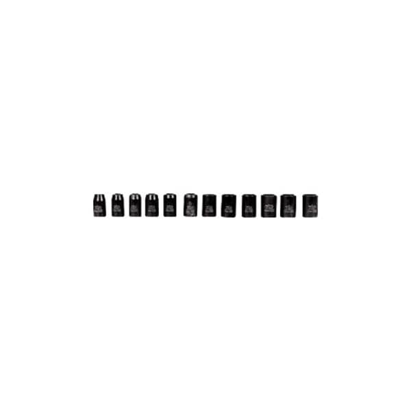 K-Tool International 1/2" Drive Impact Socket black oxide, Stndrd 6 Pnt 1/2"Dr, 15mm KTI-38115 - main