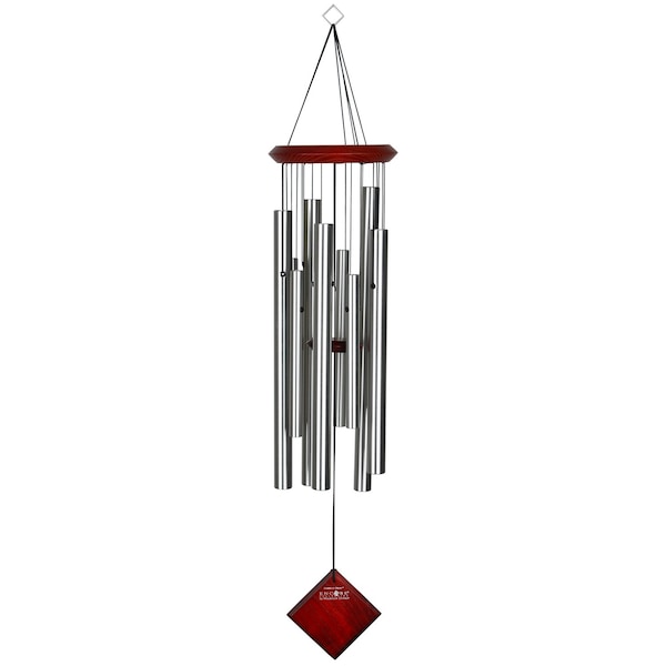 Woodstock Chimes Chimes of Orion Silver Aluminum/Wood 30 in. Wind Chime DCS30 - main