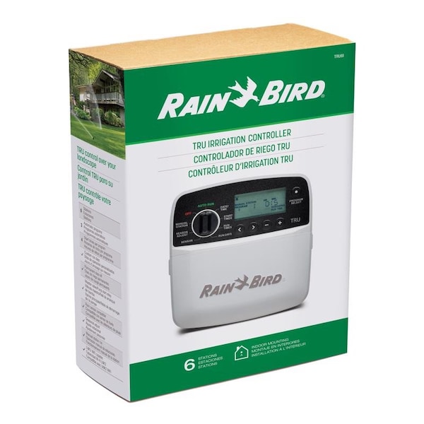 Rain Bird Programmable 6 Zone Indoor Sprinkler Timer TRU6I - main