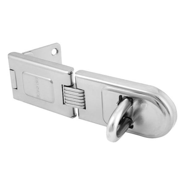 Master Lock Safety Hasp, Steel, Bright Zinc, 1/2 In. W 720DPF - main