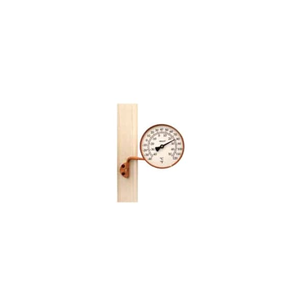 Conant Custom Brass Vermont Dial Thermometer Living Finish Copper T6LFC - main