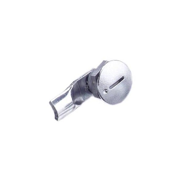 Southco Quarter-Turn Cam Latch, Slotted Recess, 6mm .24 in Grip, Sealed Zinc Alloy, Chrome Plated E5-1-001-041 - main
