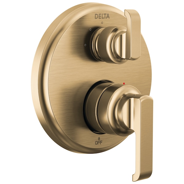Delta Tetra 14 Series Integrated Diverter Trim With 3-Setting In Lumicoat Champagne Bronze T24889-CZ-PR - main