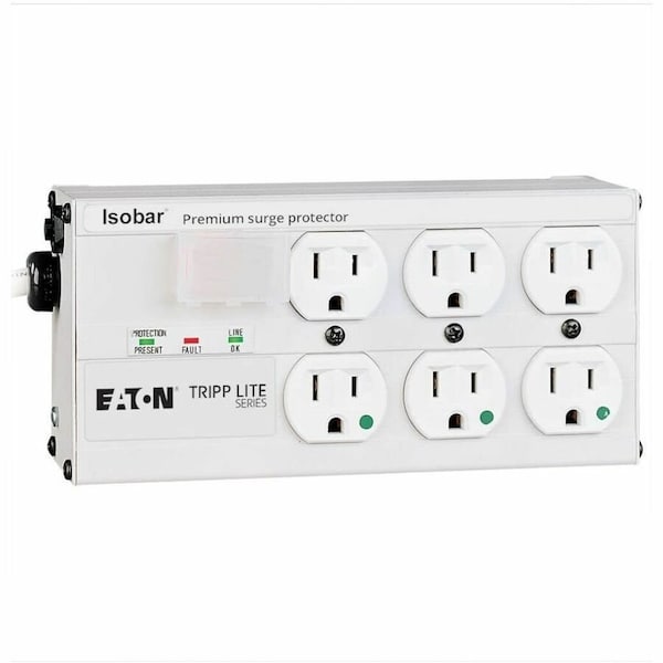 Eaton TRIPP LITE SERIES ISOBAR SURGE SUPPRESSOR- SURGE, SPIKE AND LINE NOISE PRO ISOBAR6ULTRAHG - main