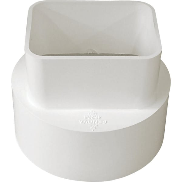 Ipex 2'' x 3'' x 4'' PVC Sewer and Drain Downspout Adapter 414432BC - main