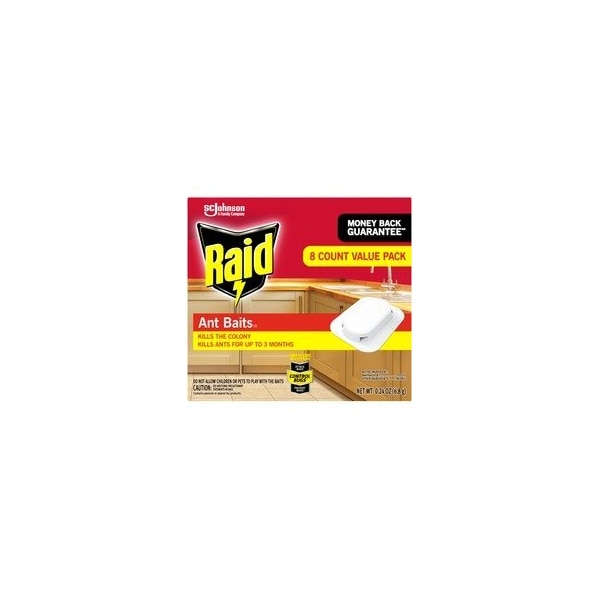 Raid Ant Baits, Kills Ants, Red, 8 / Box, 12PK 308819 - main
