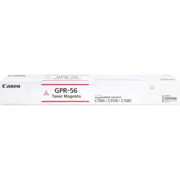 Canon GPR-56 Toner Bottle Cartridge, Laser, Magenta, 66500 Pages 1000C003 - main