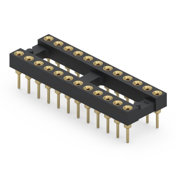 Mill-Max Decoupling Capacitor Dip Sockets-110-13-324-41-001000 110-13-324-41-001000 - main