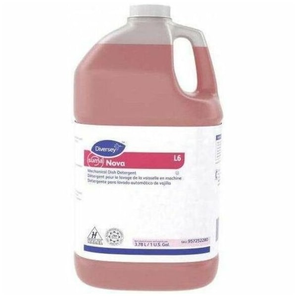 Diversey Dishwashing Detergent, 1 gal., Ammonia, PK4 957252280 - main