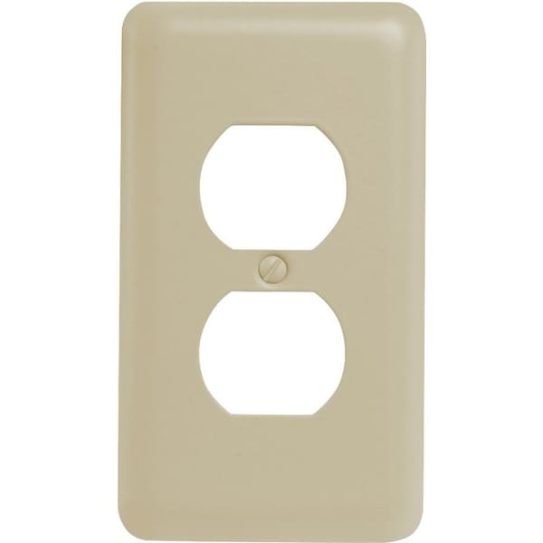 Amerelle Wall Plate 1G Recpt Stl Almond 935DAL - main