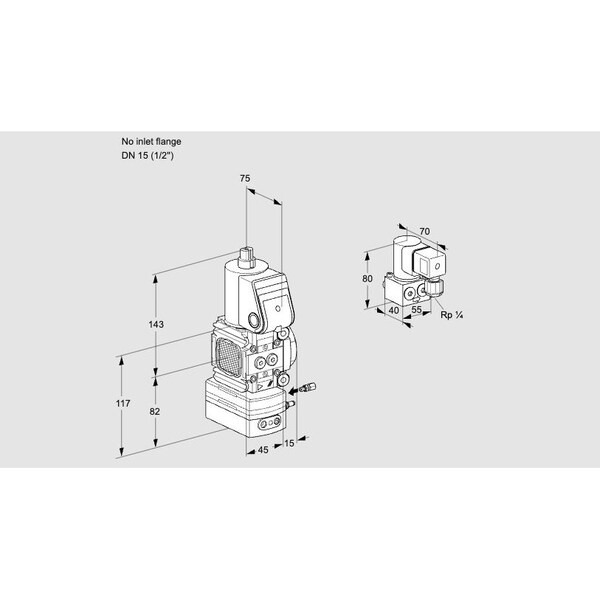 Honeywell Kromschroder VAG1-/15R/NWBE KS88030878 - main