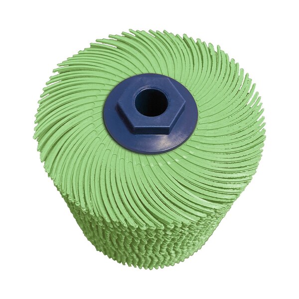 Dedeco SUNBURST 4" x 4" TC LT GREEN 1 MICRON 5/8"-11 2398 - main