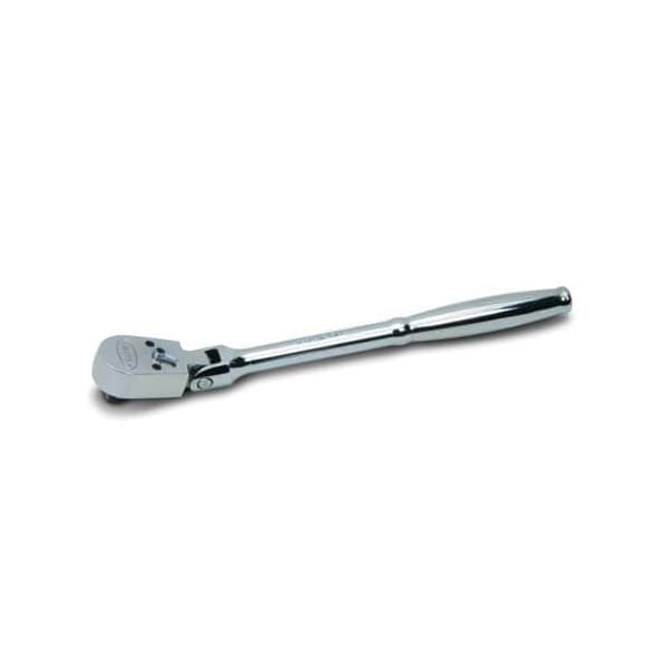 Williams Enclosed Flex Head Ratchet, 3/8 in Drive, 9-11/16 in OAL, Steel, Polished Chrome JHWB-52EHFB - main