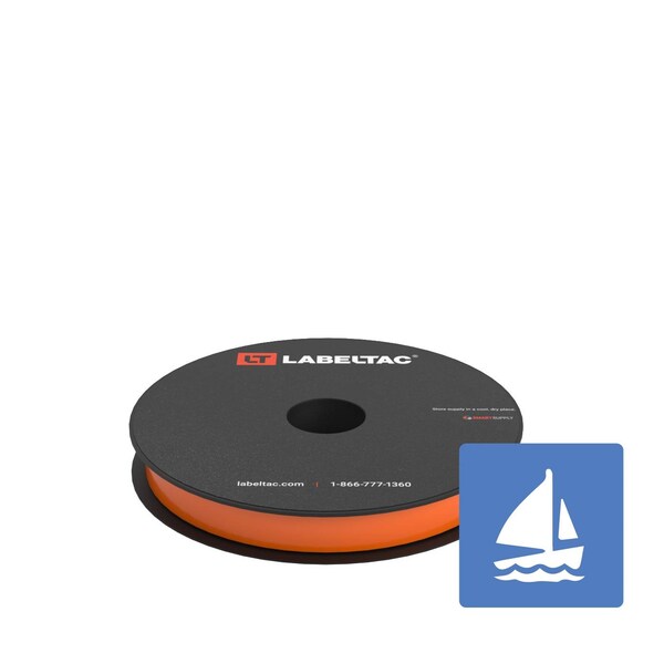 Labeltac Marine Supply 0.5in x 150ft LT4/Pro X, Orange LT0506MN - main