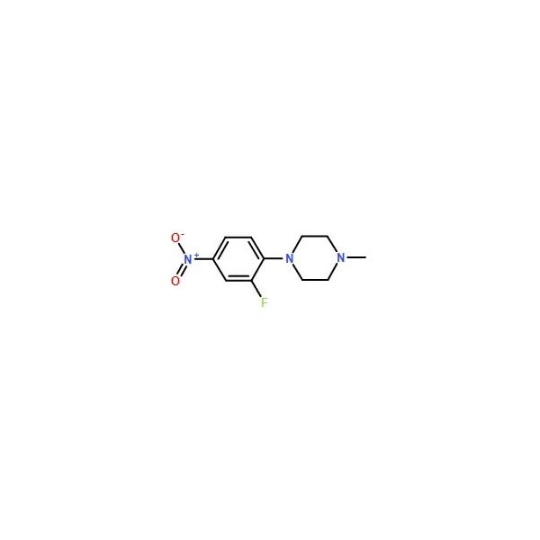Ak Scientific 1-(2-Fluoro-4-nitrophenyl)-4-methylpiperazine (1g), CAS 221198-29-4 V4449-1g - main