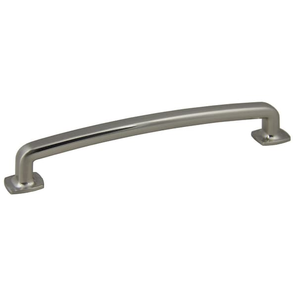 Pride Industrial 7in Vail Cabinet Pull with 6-3/10in Center to Center Satin Nickel Finish P86375SN - main