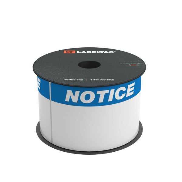 Labeltac LabelTac 4 and Pro Model Die-Cut Notice OSHA Header Roll 3in x 5in, 200 labels per roll LT35NOTC - main