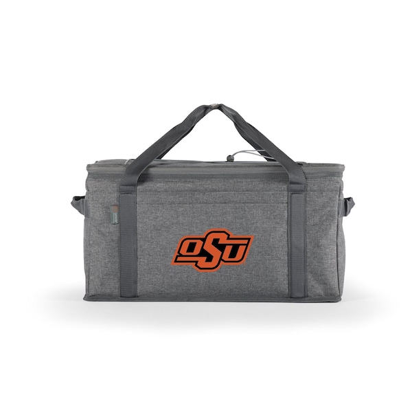 Picnic Time Family Of Brands NCAA Oklahoma State Cowboys 64 Can Collapsible Cooler, Large Insulated Soft Cooler Bag 716-00-105-464-0 - main