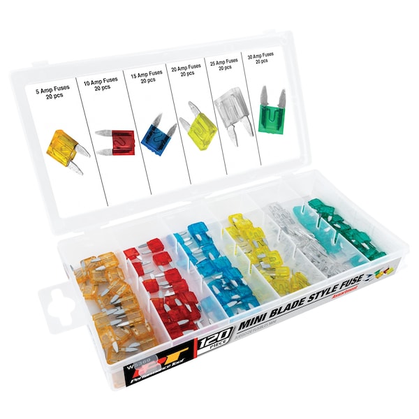 Performance Tool 120 Piece Mini Fuse Assortment W5369 - main