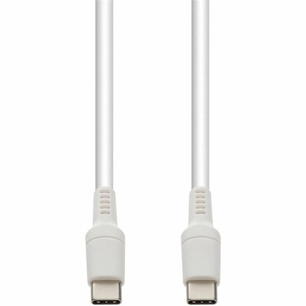 Add-On AddOn 2.0m (6.6ft) USB C 2.0 Male to USB C 2.0 Male Sync and Charge White Cable USBC2MW - main
