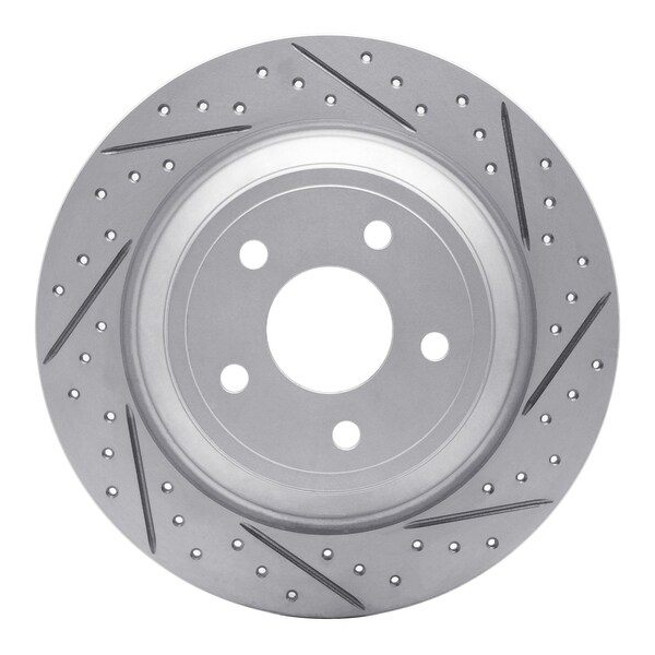 Dynamic Friction Co DFC Geoperformance Rotor - Drilled and Slotted 830-54262R - main